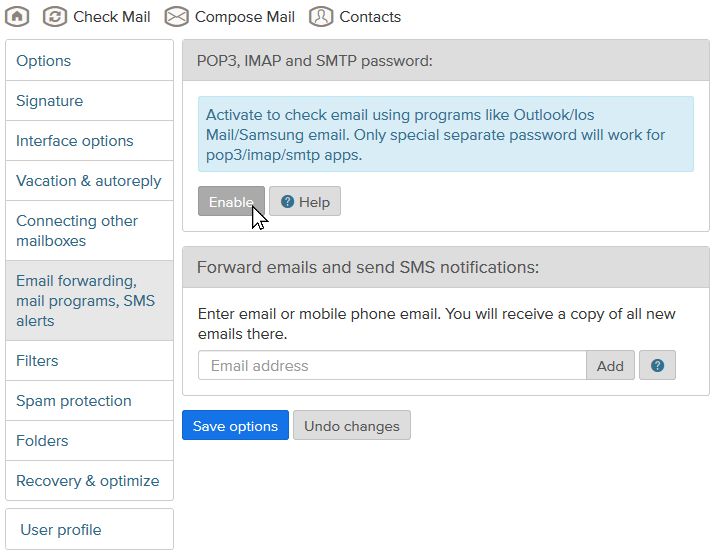 Access your Uol.com.br Account with IMAP, SMTP or POP3 - December 2023